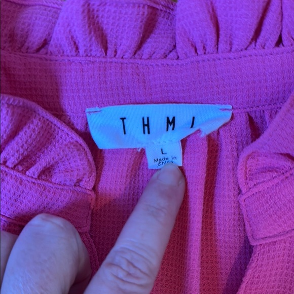 THML Pink Ruffle Blouse - Picture 2 of 4